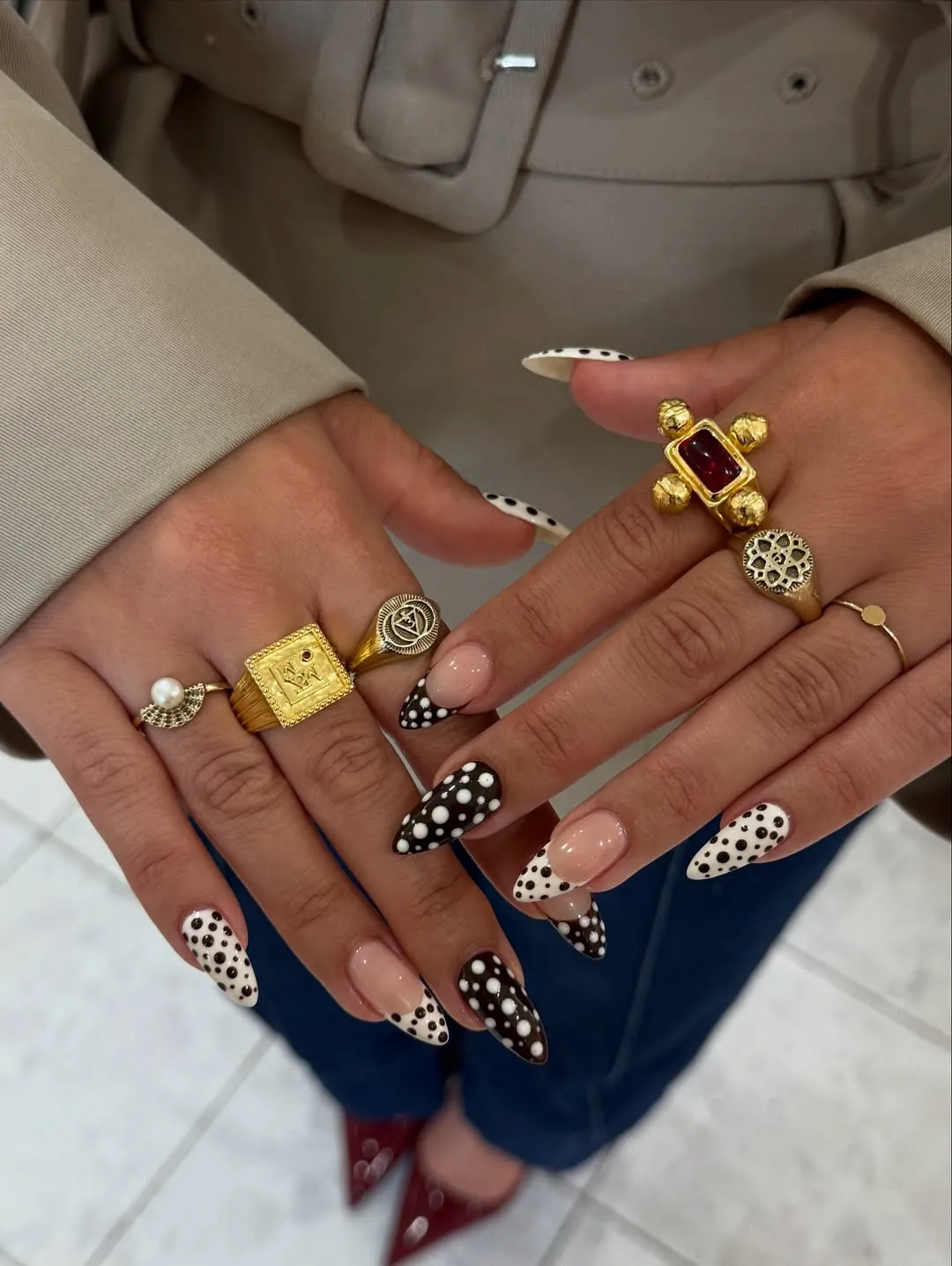 Polka-Dot Nails