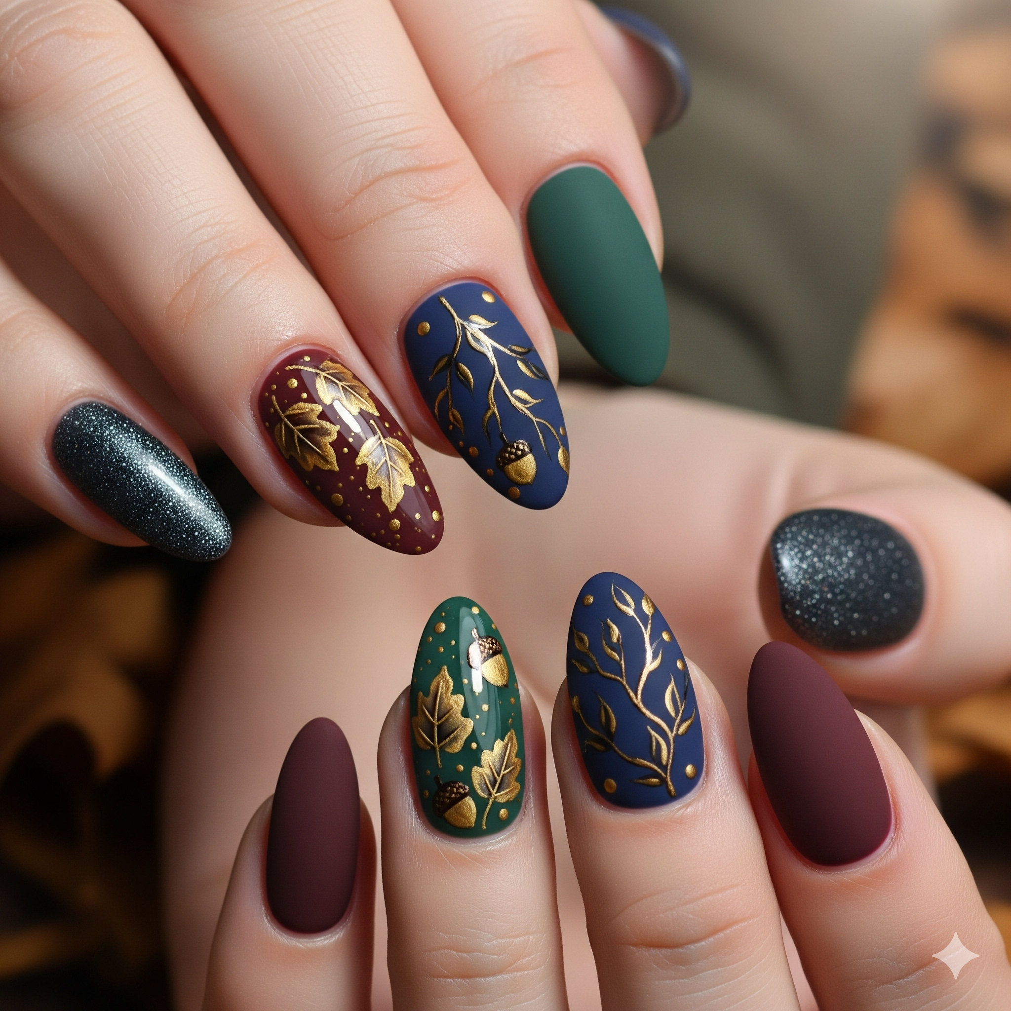 Dark Fall Nail Ideas