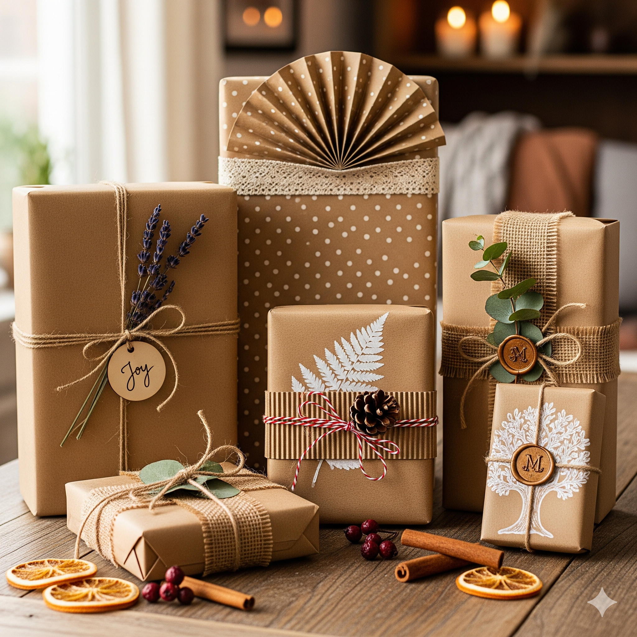 Brown Paper Gift Wrapping